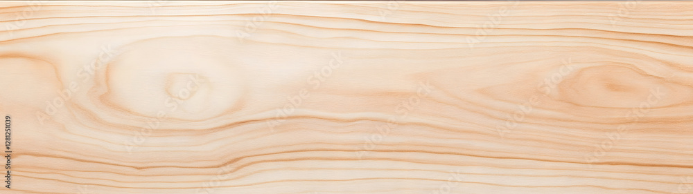 Poster Closeup shot of a natural light toned wood texture with visible grains patterns and a smooth organic surface  This image can be used as a background template