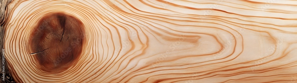 Leinwandbilder closeup view of the intricate wood grains and patterns forming a natural abstract design on the surf