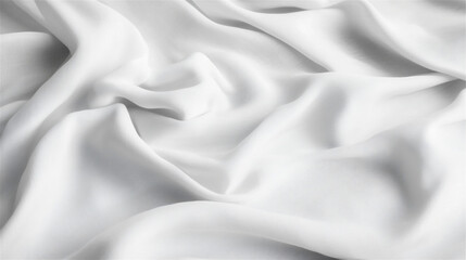 白のシルク生地