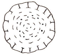 Abstract circular metallic art with spiral pattern and organic texture on black