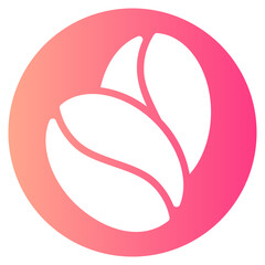 coffee gradient icon