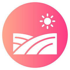 meadow gradient icon