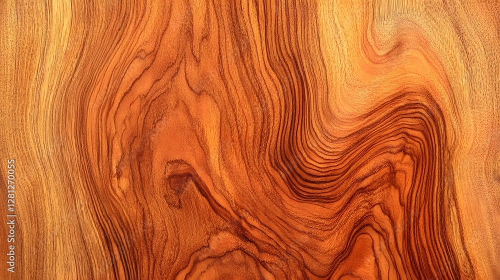 Aufkleber detailed closeup view of the intricate natural grain texture and pattern on the surface of a rustic 