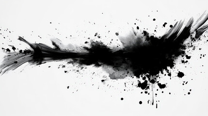 Abstract ink painting