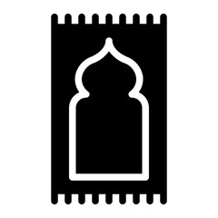 sajadah glyph icon