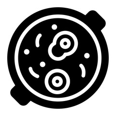 shakshuka glyph icon