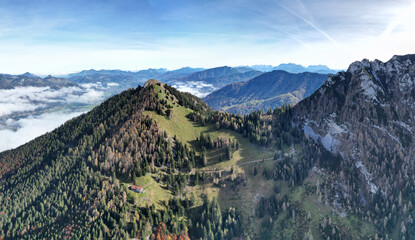 Am Heuberg in Tirol, Luftaufnahme