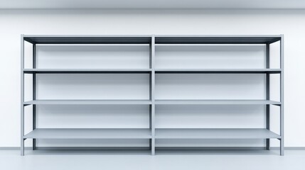 Tall Metal Shelving Unit for Efficient Warehouse Storage Solutions