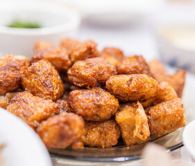 Bean curd Deep Fried Spring Rolls with Pork and Five Spices