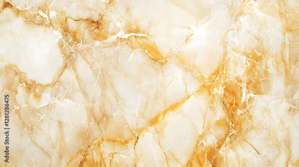 Poster elegant and luxurious marble texture with intricate golden veins and beige undertones perfect for up