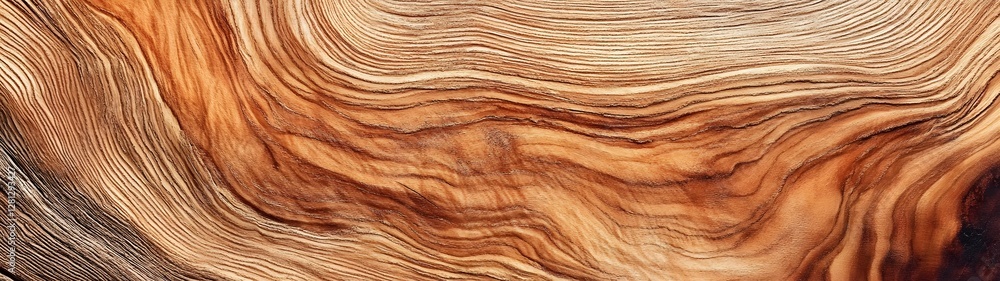 Poster expansive panoramic view of weathered eroded desert landscape with natural textures and earthy tones