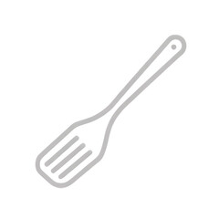 Silhouette of a Kitchen Spatula