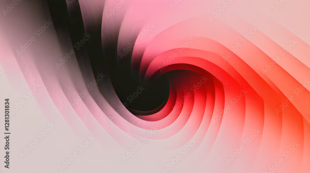 Poster a minimalist gradient abstract background with sharp, angular lines in shades of red and black