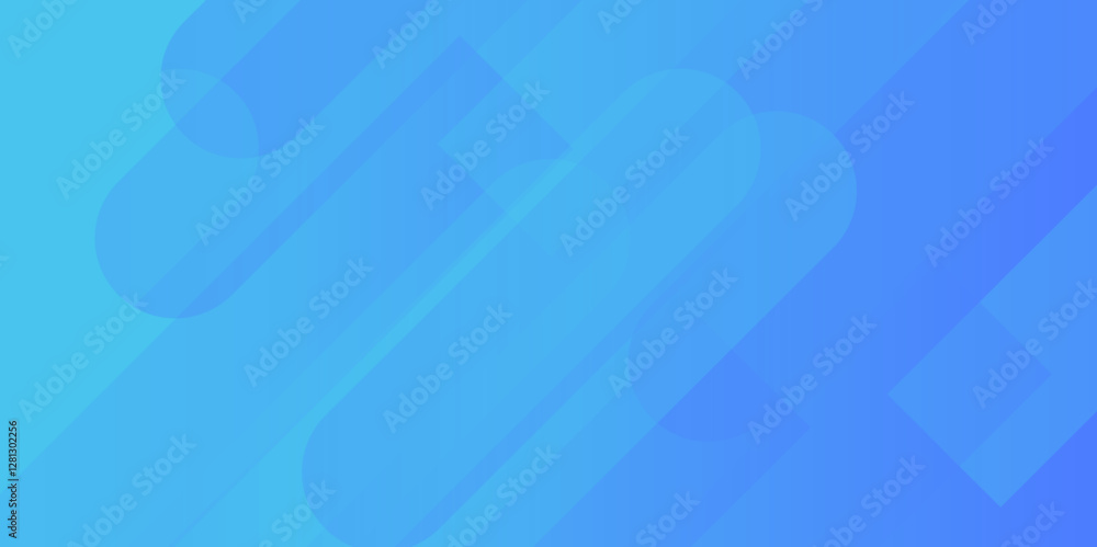 Poster abstract blue stripes background with waves. light curve line motion technology.