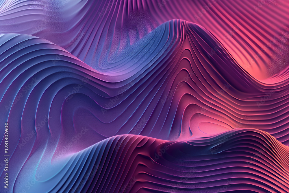 Poster gradient linear waves