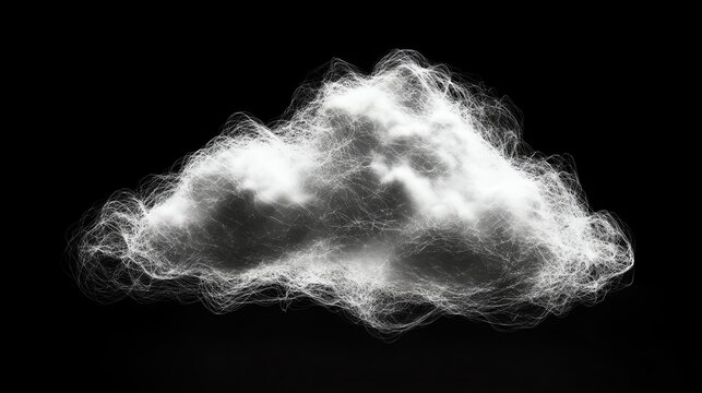 Abstract representation of cloud computing networks