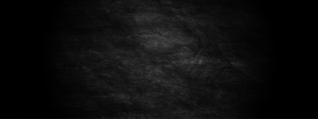 Vector blackboard and chalkboard dark black grunge wall texture limestone subtle veins. empty rock aged closeup rustic urban studio retro concrete rough vintage backdrop background.	