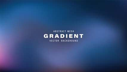 Abstract Mesh Gradient Vector Background Blue, Purple, Dusk
