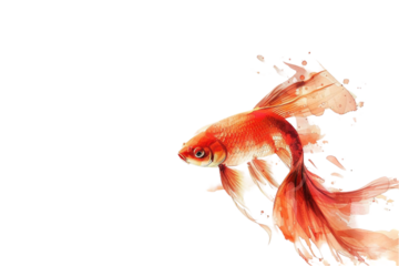 goldfish in water