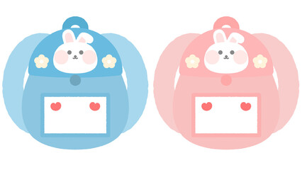 유치원 어린이집 신학기 이름표 가방 이름표 도안 일러스트