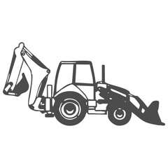 Naklejka premium Double excavator