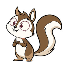 Cartoon squirrel design