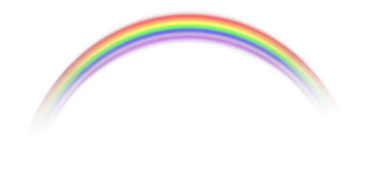 Vector rainbow with transparent effect Png. Rainbow icon. Shape arch on transparent background. Rainbow, effect after rain. Vector illustration. Transparent rainbows. Downpour, hail rainy. Png - Powered by Adobe