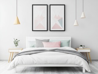 A Bedroom Scene Depiction Of Minimalist Interior Style Design