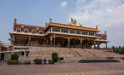 Fototapeta premium Little Tibet is a settlement of Tibetan monks in the village of Mundgod in the state of Karnataka. India