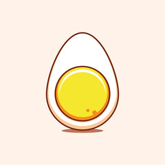 Egg icon vector. Flat vector silhouette egg. Egg Flat Icon . vector illustration.