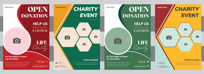 Charity Flyer Template , Fundraising Event , Donation Campaign , Nonprofit Organization , Help & Support.Charity Flyer Template , Fundraising & Donation Campaign,Volunteer & Charity Flyer .