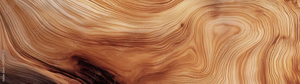 Poster Mesmerizing abstract pattern with dynamic swirling curves and waves in warm earthy tones of orange and brown  Captivating fluid design with a contemporary minimalist aesthetic perfect for digital art