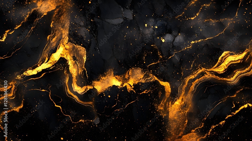 Fototapete mesmerizing cosmic explosion of fiery fractals and luminous galactic energies a captivating abstract