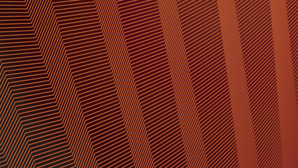 Red orange zig zag stripes lines abstract background for backdrop or presentation