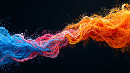 GENERATIVE AI: Digital Fabric - The Woven Threads of Global Connection  - Telecommunications companies, internet service providers, network security firms, technology bloggers.