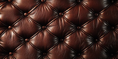 Naklejka premium luxurious brown leather texture for elegant design projects