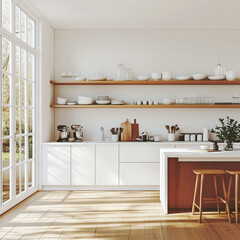Elegant and Serene Dining Room: A Harmonious and Inviting Space