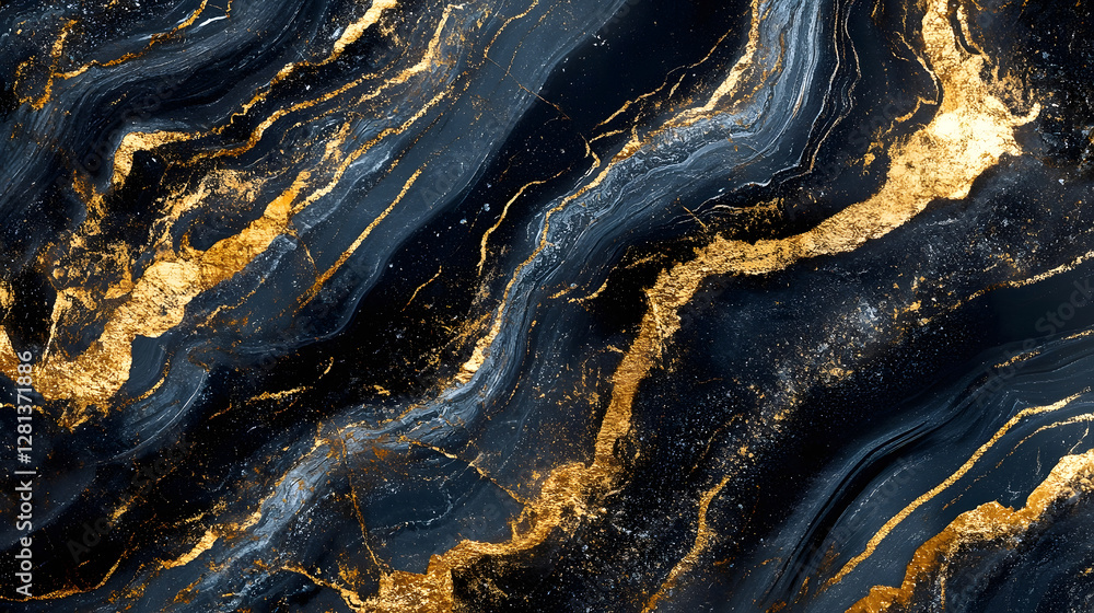 Poster mesmerizing golden marble texture with swirling patterns and opulent aesthetic intricate eye catchin