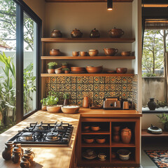 Elegant and Serene Dining Room: A Harmonious and Inviting Space