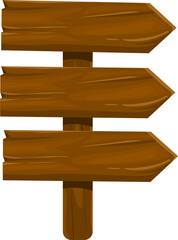 wooden sign board