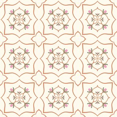 seamless pattern with flowers