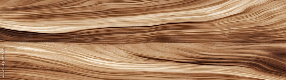 Leinwandbilder mesmerizing wooden swirls abstract natural texture background with flowing wavy patterns and organic