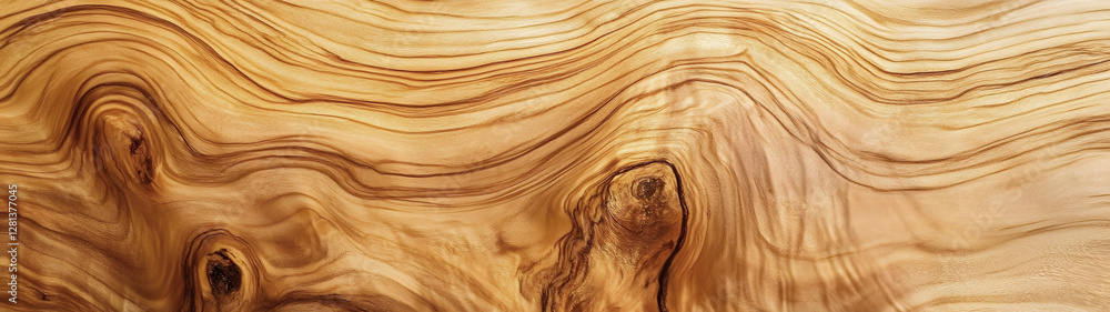 Aufkleber mesmerizing wooden texture with intricate swirling patterns organic designs and a rich earthy color 