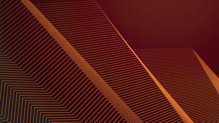 Red orange zig zag stripes lines abstract background for backdrop or presentation