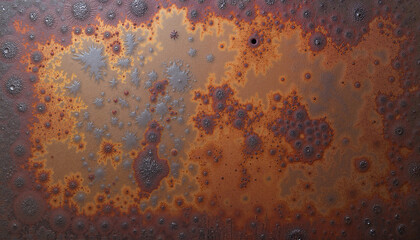 Abstract textured artwork in warm colors representing nature