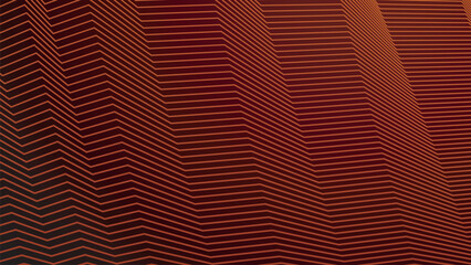 Red orange zig zag stripes lines abstract background for backdrop or presentation