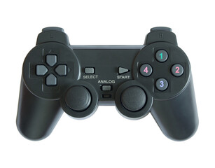game controller isolated with clipping path for mockup © Chaninee