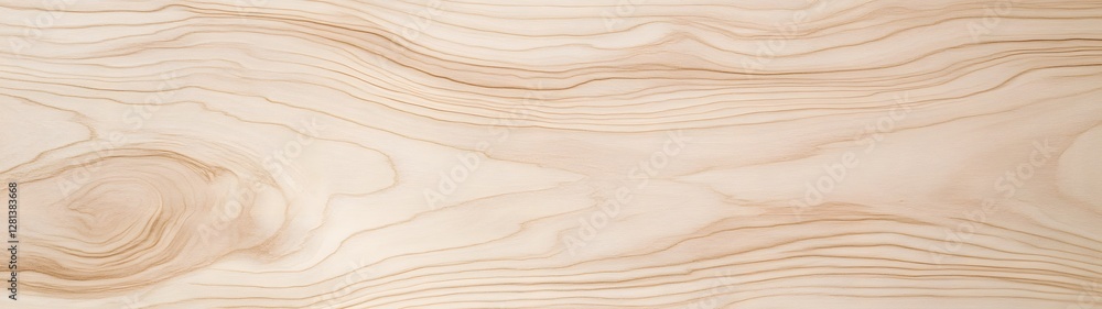 Poster Smooth and natural wood grain textured background in neutral beige and cream colors  This high wooden surface pattern can be used for branding design web print