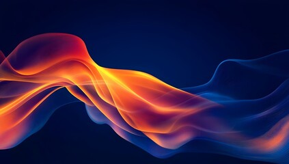 Mesmerizing Smoke Gradient   Vibrant Abstract Digital