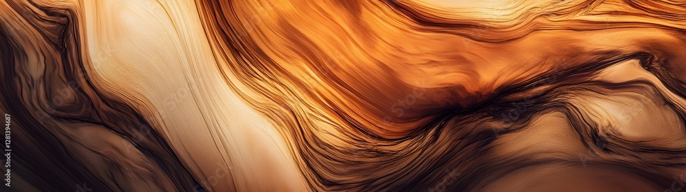 Poster Swirling Fluid Dynamics Captivating Abstract Movement and Texture  This digital artwork showcases a mesmerizing and fluid visual experience with dynamic swirls twists
